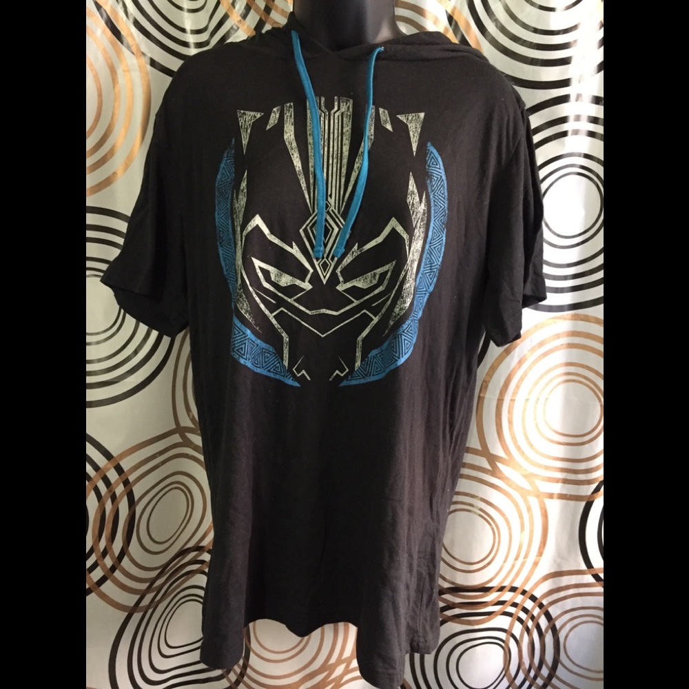 Mavel Black Panther Hooded Top Sz L